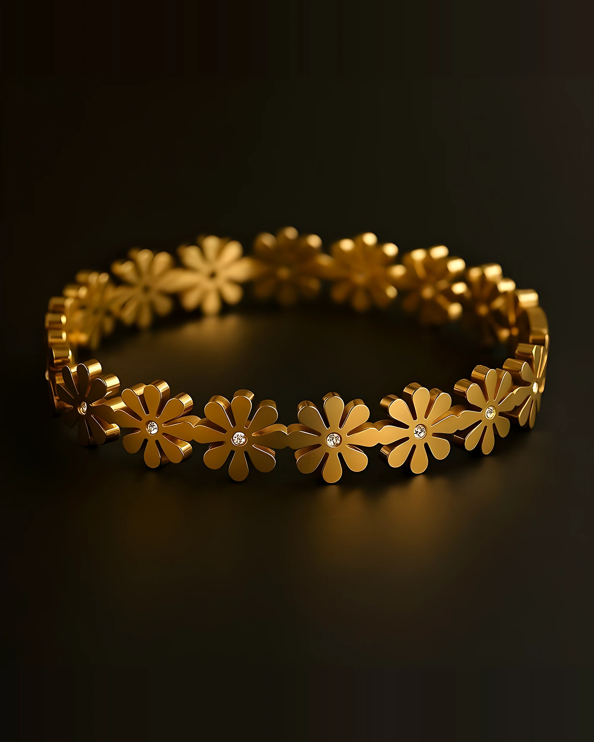 Golden daisy Flower Kada