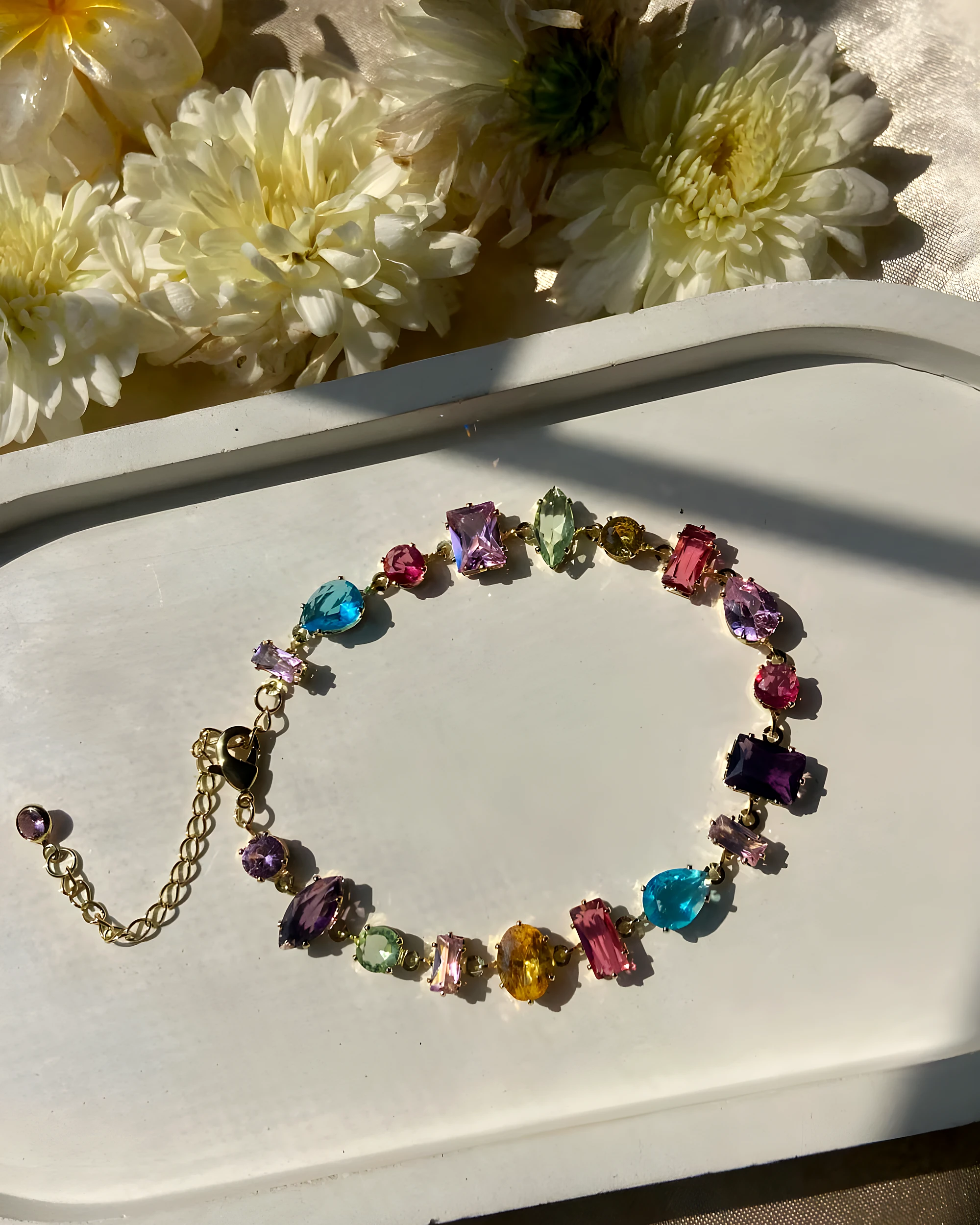 Multi-Color Crystal Bracelet