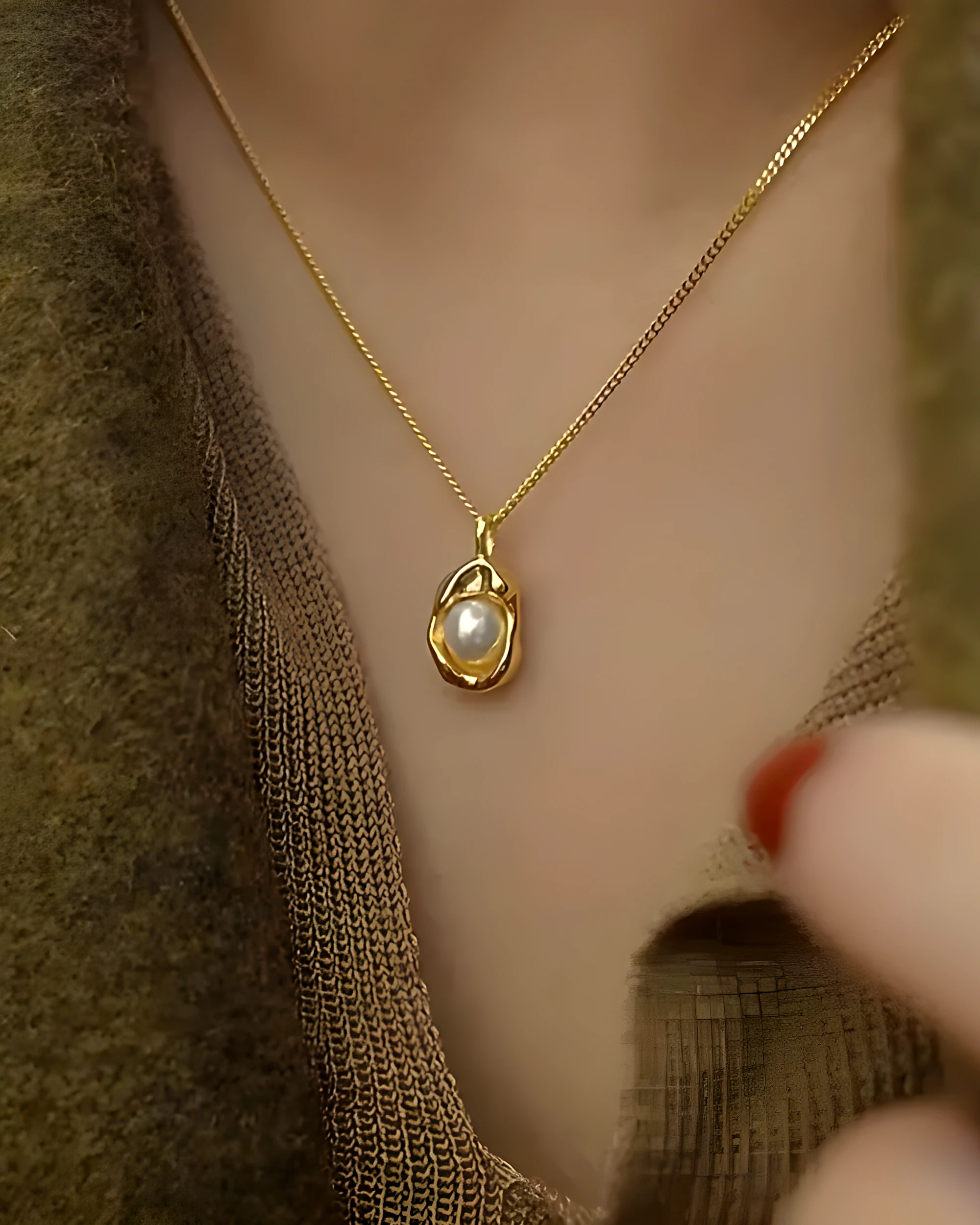 Pearl Gold Necklace