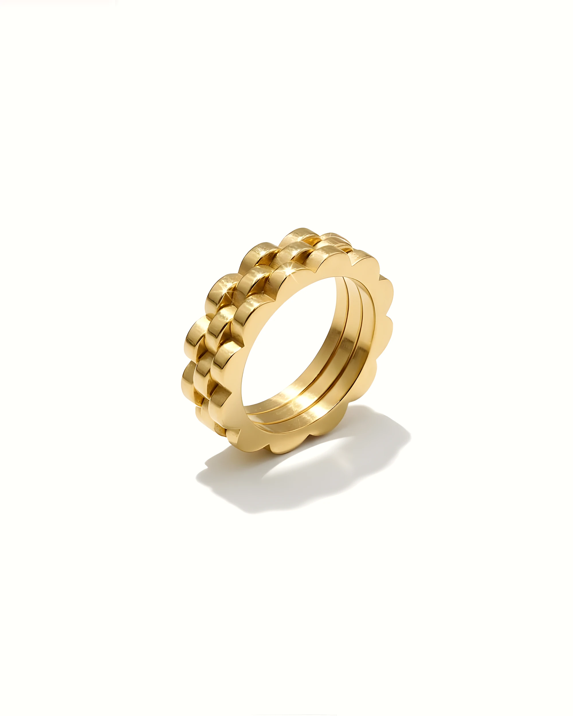 Regal Grid Finger Ring