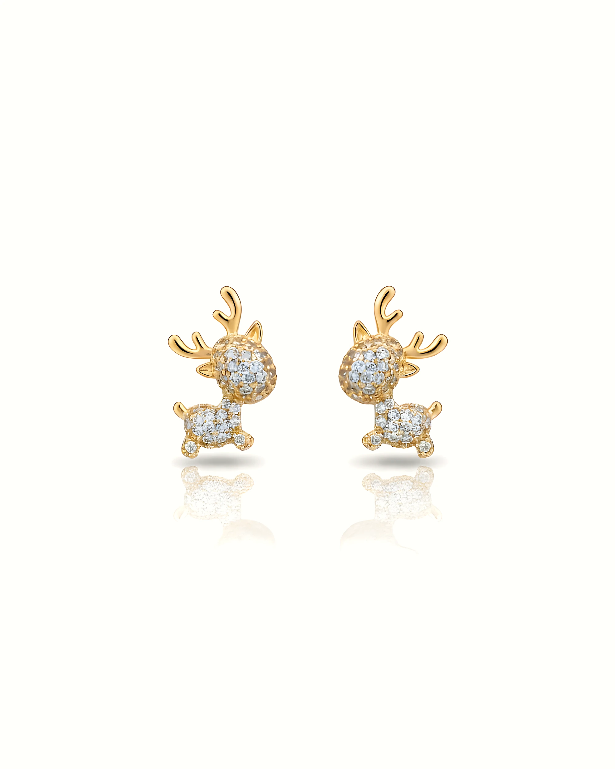 Reindeer Stud Earrings