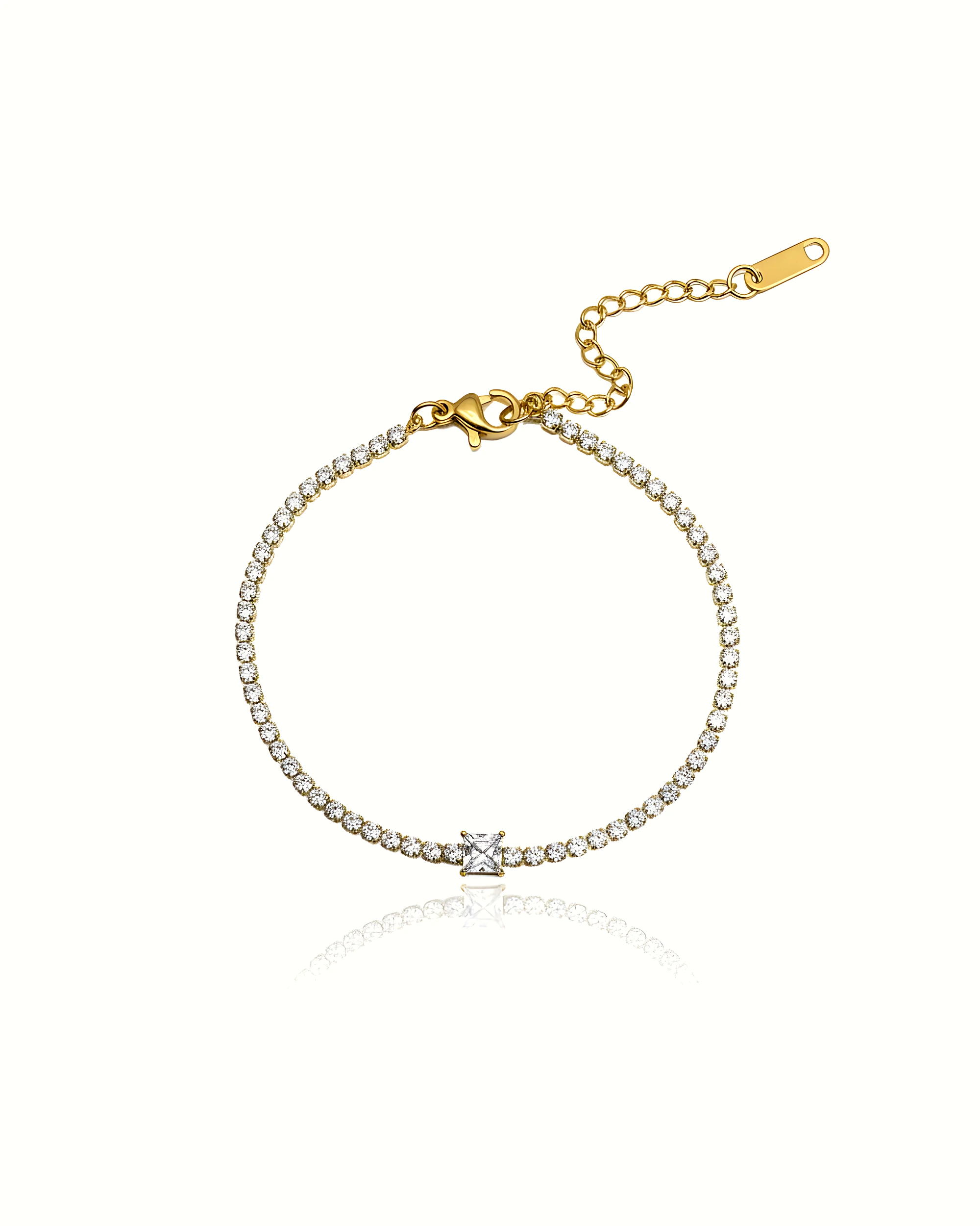 Solitaire Diamond Bracelet