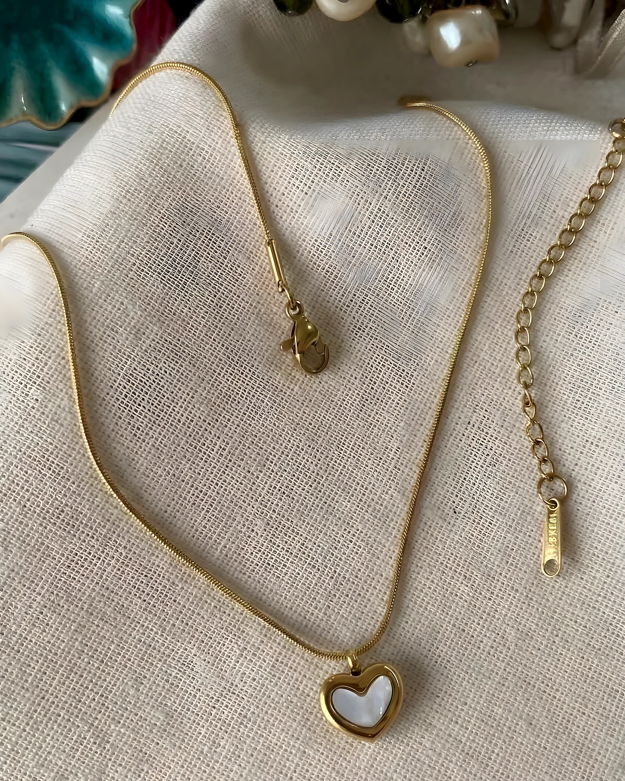 Framed Heart Pendant Necklace