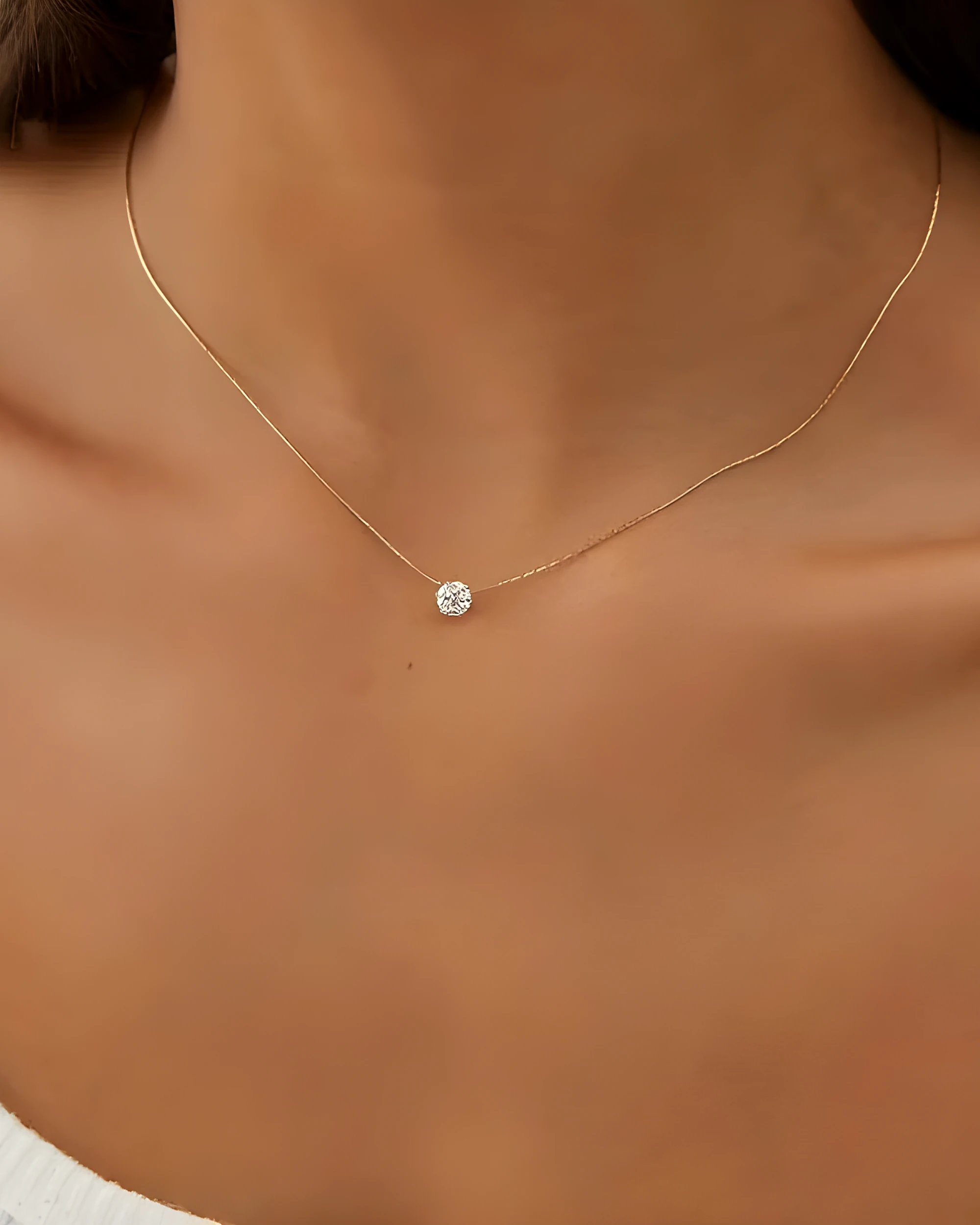 Solitaire Pendant Necklace
